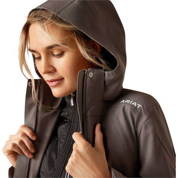 2024 Ariat Damen Küsten H2O Jacke 10048872 - Plum Grey